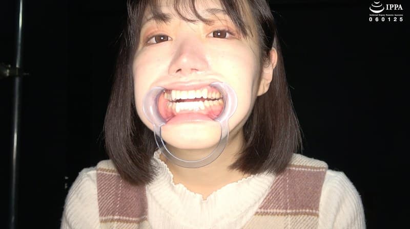 【人気女優 琥珀ややチャンの超貴重な歯・口内・のどちんこ観察＆咀嚼】ADOA-085 琥珀やや