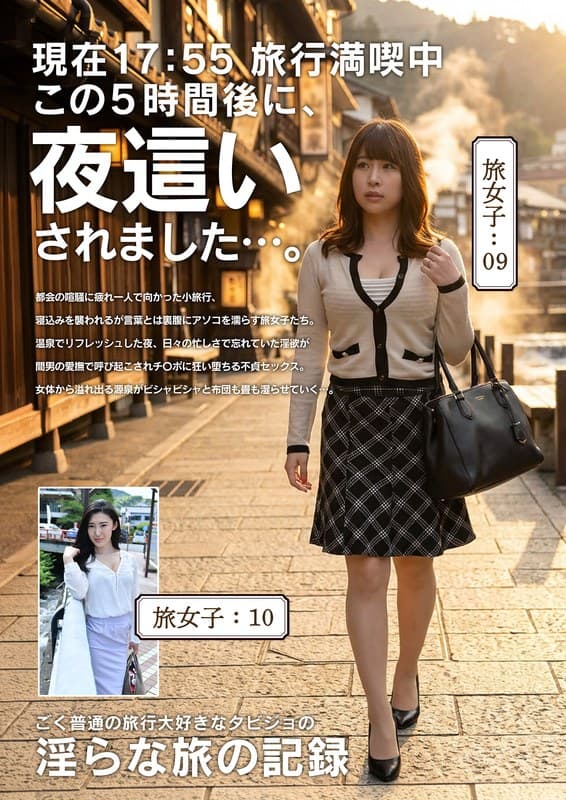 淫らな旅の記録17:55この5時間後に、夜〇いされました…。